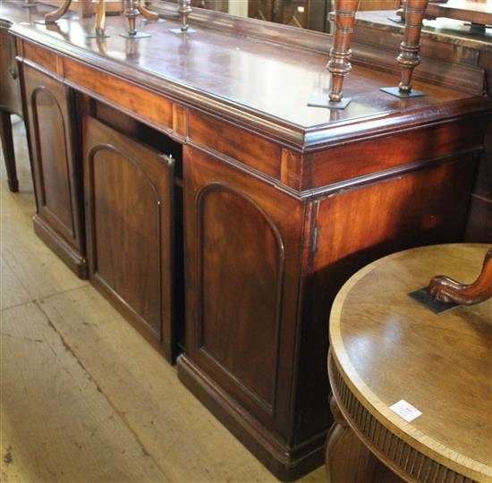 Victorian mahogany inverted breakfront sideboard